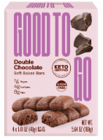 Good To Go Double Chocolate Soft Baked Keto Snack Bars
