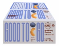 GOOD TO GO Blueberry Cashew Keto Snack Bars Perspective: Main