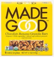 MadeGood Organic Chocolate Banana Granola Bars