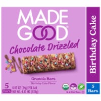 MadeGood® Chocolate Drizzled Birthday Cake Granola Bars