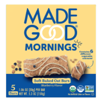 MadeGood® Blueberry Breakfast Bars Perspective: Main