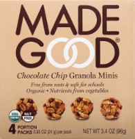 MadeGood Organic Chocolate Chip Granola Minis Pouches Perspective: Main