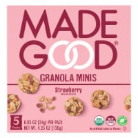 MadeGood® Strawberry Organic Granola Bites Perspective: Main