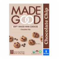 MadeGood™ Gluten Free Soft Baked Mini Chocolate Chip Cookies Perspective: Main