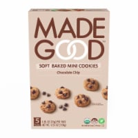 MadeGood™ Gluten Free Soft Baked Mini Chocolate Chip Cookies Perspective: Main