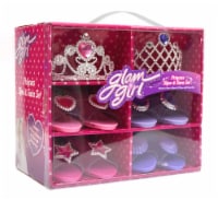 Glam Girl Princess Shoe & Tiara Set 6 Pack Perspective: Main