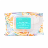 Pacifica® Glowing Glycolic Acid Orange & Vanilla Makeup Removing Wipes Perspective: Main