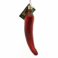 Old World Christmas Chili Pepper Glass Vegetable Fruit Hand Painted 28070 Red