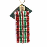Old World Christmas Ribbon Candy Glass Ornament Sweets Food 36055 Green