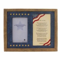 Boyds Bears Resin My Dad, My Hero Frame Resin Patriotic 27328 Rfb