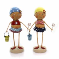 Lori Mitchell Bathing Beauties, Set/2 Polyresin Lori Mitchell Summer Fun 93227