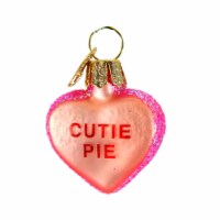 Old World Christmas 1.50 Conversation Heart Ornament True Love Valentine's