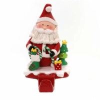 Christmas Claydough Stocking Holder Presents Holiday Candy Canes D2154 Santa
