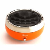 HompingUSA Ultimate Portable Charcoal BBQ Grill, Orange