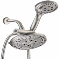 Shower Head/Handheld Combo, WASSERN 7  High Pressure Showerhead and 5  Handheld Shower 3-way