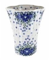 Blue Rose Polish Pottery Ariel Vase 