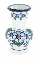 Blue Rose Polish Pottery Primrose Medium Vase