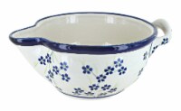 Blue Rose Polish Pottery Willow Batter Bowl