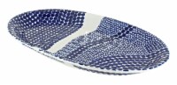 Blue Rose Polish Pottery Zara Large Oval Platter