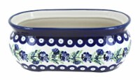 Blue Rose Polish Pottery Sweet Annie Small Planter