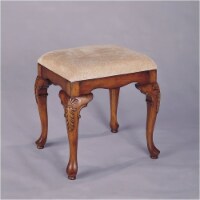 Bowery Hill Bench Lightly Distressed Deep Cherry Finish