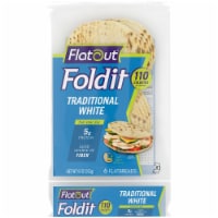 Flatout® Foldit Traditional White Flatbread Perspective: Main