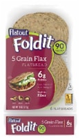 Flatout® Foldit 5 Grain Flax Flatbread Perspective: Main