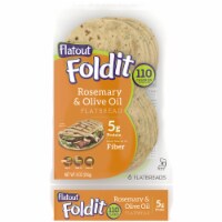 Pattco Rosemary Olive Oil Flatbread 6 Count Perspective: Main