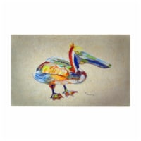Betsy Drake DM983BG 30 x 50 in. Heathcliff Pelican B Door Mat