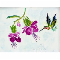 Betsy Drake PM940 Purple Hummingbird Place Mat - Set of 4