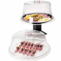 Cal Mil 302-15 15 in. Colonial Turn N Serve Cover - Clear