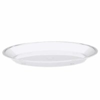 Cal Mil 315-12-12 12 in. Round Shallow Tray - Clear