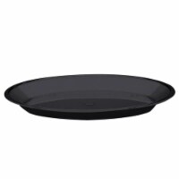 Cal Mil 315-15-13 15 in. Round Shallow Tray - Black