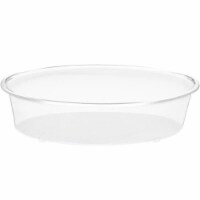 Cal Mil 316-10-12 10 in. Round Deep Tray - Clear