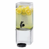 Cal Mil 1112-1 15. gal Beverage Dispenser Square - 7.125 x 9.125 x 18.375 in.