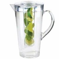 Cal Mil 682-INFUSION 2 ltr Polycarbonate Pitcher with Infusion Chamber - 9X9 x 10 in.
