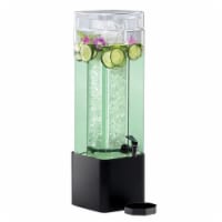 Cal Mil 1112-1-13 2 gal Mission Beverage Glass Dispenser, Square - 7 x 9 x 19 in.