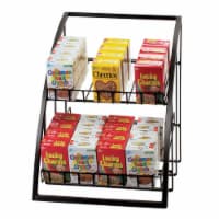 Cal Mil 1702-13 Mission Two-Tier Black Wire Merchandiser - 13.5 x 15 x 16.5 in.