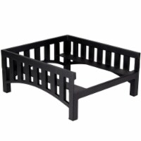Cal Mil 1414-V-13 Black Steel Mission Style Induction Range Frame for Vollrath 59500 Inductio