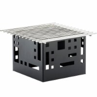 Cal Mil 1612-12-13 Squared Black Chafer Griddle - 12 x 12 x 7.375 in.