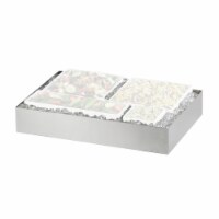Cal Mil 1399-55 Cater Choice System Stainless Steel Ice Housing - 16 x 24 x 4.25 in.