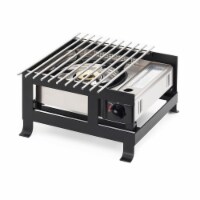 Cal Mil 1576-13 Soho Black Steel Butane Burner Frame - 14 x 13.75 x 7.25 in.