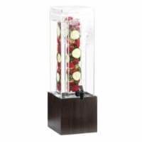 Cal Mil 1527-3INF-96 3 gal Midnight Bamboo Infusion Beverage Dispenser - 8.125 x 9.75 x 25.75