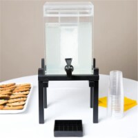 Cal Mil 1132-1-13 1.5 gal Beverage Dispenser, Black - 10.25 x 10.5 x 17.625 in.
