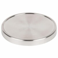 Cal Mil 1851-4LID Replacement 16 oz Stainless Steel Small Mixology Jar Lid - 4.5 dia.