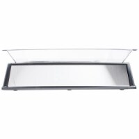 Cal Mil IP101-110 19 x 27 in. Ice Carving Pedestal with 110 LED - Silver