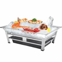 Cal Mil IP1020-39 19 x 27 in. Ice Display - Platinum - Silver