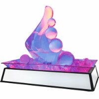 Cal Mil IP201-110 24 x 48 in. Ice Carving Pedestal - 110 LED - Silver
