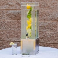 Cal Mil 3394-3INF-55 3 gal Urban Beverage Dispenser - Stainless Steel