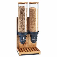 Cal Mil 3584-2-99 4.5 ltr Madera Cereal Dispenser with 2 Cylinders - 11 x 8.75 x 26.5 in.